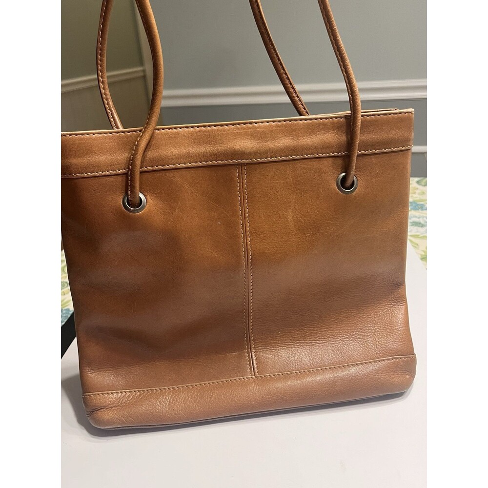 Wilson Leather Brown Double Handle Handbag Purse